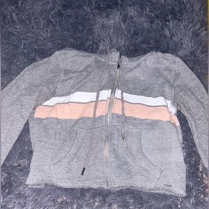 hollister cropped hoodie